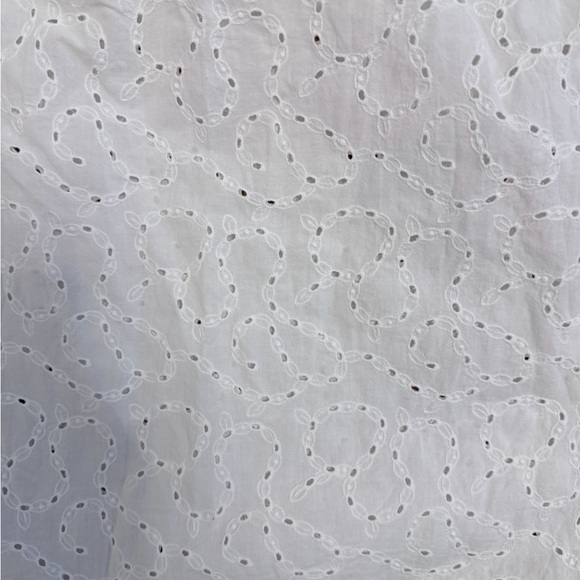 Paris Atelier & Other Stories white cotton eyelet loose-fit blouse puff sleeve 0 - Picture 11 of 11